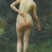 ZÁPADOČESKÁ GALERIE V PLZNI, p.o.: Reprodukce z výstavy Epocha salonů - oto V.Hynais, Studie Pallas... autor foto: sbírka ZČG