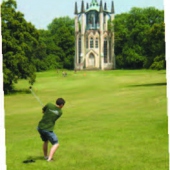 OBEC KRÁSNÝ DVŮR: Golf v Zámeckým parku