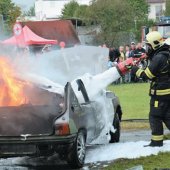 MĚSTO PŘIBYSLAV: Odpoledne s hasiči - ukázka zásahu JPOII Přibyslav, autor: M.Omes