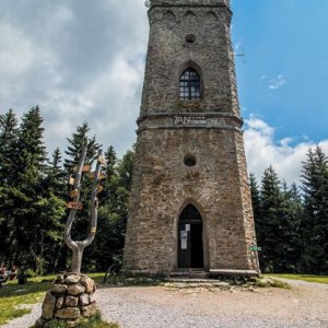 LIBERECKÝ KRAJ : Rozhledna Přední Žálý