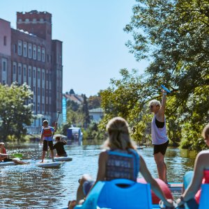 MĚSTO PARDUBICE: Vodní sporty na Chrudimce a Labi