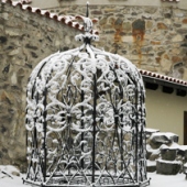 STATUTÁRNÍ MĚSTO MOST: kašna na hradě Hněvín