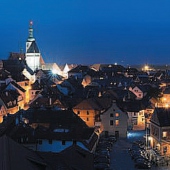 MĚSTO TÁBOR: Noční panoramatický pohled na Tábor