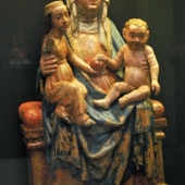 MUZEUM JINDŘICHOHRADECKA: Expozice Gotické sochařství - Sv. Anna Samotřetí