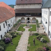 PRÁCHEŇSKÉ MUZEUM V PÍSKU: Nádvoří Prácheňského muzea v Písku