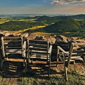 ÚSTECKÝ KRAJ: Pohled z Milešovky