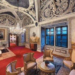 HRAD ČESKÝ ŠTERNBERK: Žlutý salon