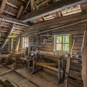 VODNÍ MLÝN HOSLOVICE: Dílna